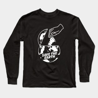 save the Earth art Long Sleeve T-Shirt